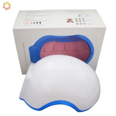 China Hair-Repairing Portable Hair Growth Laser Cap Cap For Hair Regrowth Helmet for sale