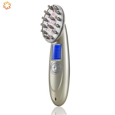 China New Arrival Home Hair Growth Presents EMS RF Laser Hair Growth Comb LED Light Function Liquid Hair Growth Comb for sale