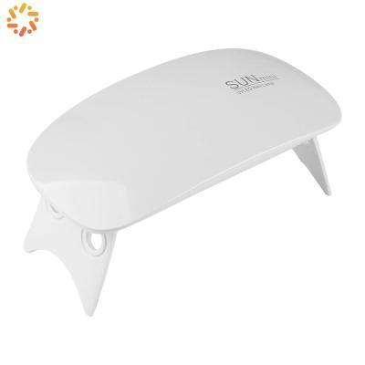 China Hot Amazon LED Nail Dryer Mini Gel UV Nail Lamp Portable LED Nail Lamp Cure Light For Sunlight 6w UV Led Nail Desk Lamp for sale