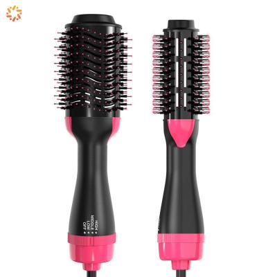 China Hair Brush Straightener Hot Airbrush Comb One Step Electric Hair Dryer Fast Hair Straightener for sale