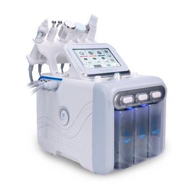 China Main of Amazon Exfoliators 2021 Portable 6 in 1 Portable Skin Care Beauty Hydrodermabrasion Hydra Machine Facial Microdermabrasion for sale