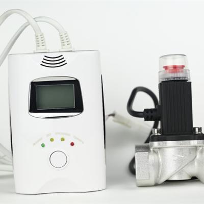 China Household co detector for home use with 9V back up battery and shutoff valve for sale