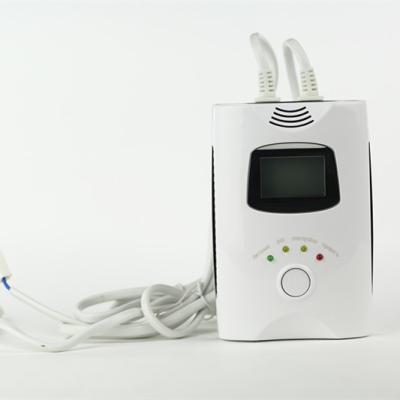 China Villa, auto, hottel nature gas leakage detector with large LCD ,valve and AC220V/110V for sale