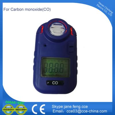 China Personal co alarm with weight of 90g with primary battery and self test and STN LCD screen for sale