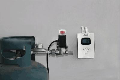 China Autoprompt indoor natural gas detector with shutoff valve and factory price for sale