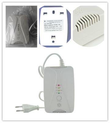 China Wall mounted white standalone LPG detector with cheap price ,European plug,ABS for kitchen for sale