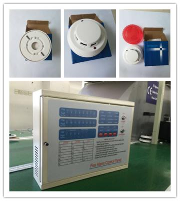 China 2 wired  conventional fire alarm with control panel DC12/24V with white color for sale