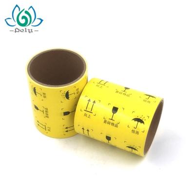 China Linerless 3 Layers Self Adhesive Printable Labels , Printed Self Adhesive Labels On A Roll for sale