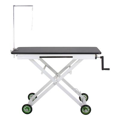 China Sustainable lifting grooming table with rocker for sale