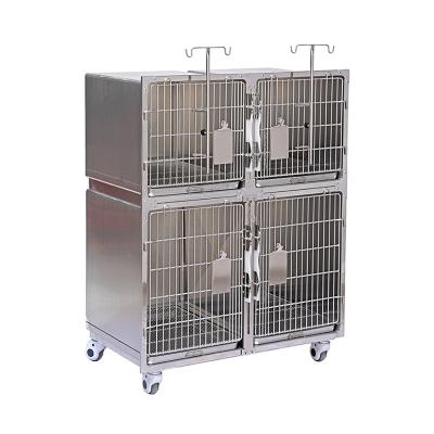 China Medical Device Oxygen Animal Veterinary Cage Manufacturer Health Care Stainless Steel for Pets in ICU for Recovery for sale