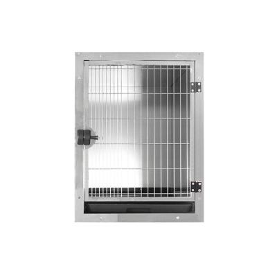 China Modular Veterinary Dog Cat Pet Show Cage Bank Viable Pet Cage Bank Whosale Hospital Stainless Steel Vet For Big Small Animal for sale