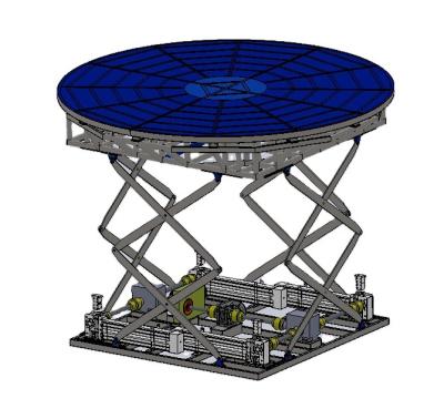 China Chinese manufacturers custom steel rotating stage lifting stage can be used in theater theater rotary machinery for sale