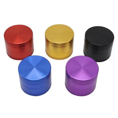 China 2022 Custom Tobacco Herb Grinder Jar Metal Herb Logo Spice Grinding Grinder for sale