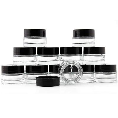 China Freshness Preserving Candle Jars Glass With Lids Glass Jar Spices Glass Jar 3Oz for sale