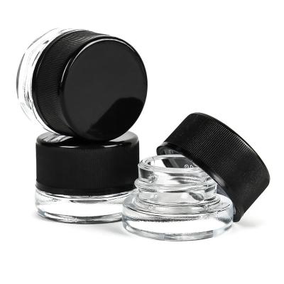 China Anti adhesive ; No reside; No Smell Amber Glass Cosmetic Jars 5G Glass Jar Cosmet Jar for sale