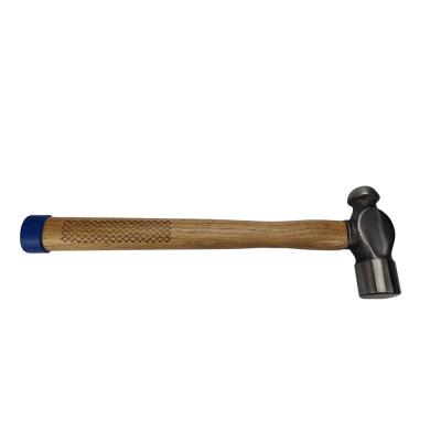 China Ball Pein Hammers 1 Pound Handle Ball Pein Head Hammer Quality Guarantee Brand Multi Tool Carbon Steel Wood Heat Treated for sale