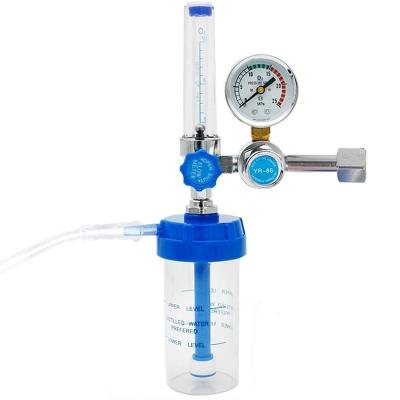 China Air Oxygen Cylinder Brass Good Quality Professional Household Flow Meter Damper Beacon Type Medical Pressure Reducing Regulator for sale