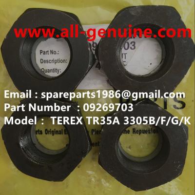 China 09269703 LOCK NUT TEREX NHL CUMMINS ALLISON 3303 3305 3307 TR35A TR50 TR60 TR100  UNIT RIG MT3300 MT3600 MT3700 MT4400 for sale