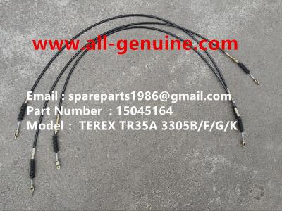 China TEREX 15045164 THROTTLE CALBLE TR35A 3305 3307 3311 MINING DUMP TRUCK GENUINE PARTS for sale