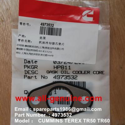 China CUMMINS TEREX 4973532 GASKET NHL MINING DUMP TRUCK TR35 TR50 TR60 TR100 3305B 3305F 3303 3307 TR45 TR70 MT4400 for sale