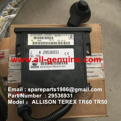 China 29536931 SELECTOR TEREX NHL DUMP TRUCK TR35 TR50 TR60 TR100 CUMMINS ALLISON UNIT RIG MT4400 MT3600 MT3300 MT3700 SANY for sale