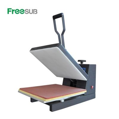 China Garment Shops Freesub 38*38cm Flat Single Manual Heat Press Transfer Machine T-shirt Printing Machine T-shirt Sublimation Machine for sale