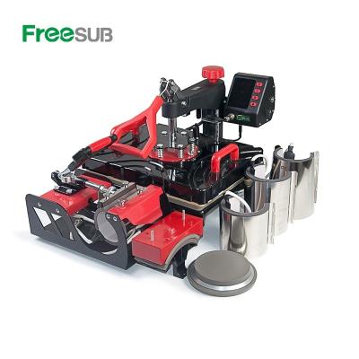 China Freesub Hotels 11 in 1 Cheap Price Heat Press Transfer Machine Mug T-shirt Pen Cap High Quality Combo Printing Machine P8100-11 for sale