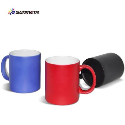 China Viable Sunmeta 11OZ Sublimation Color Change Mugs For Heat Transfer Printing (SKB05) for sale