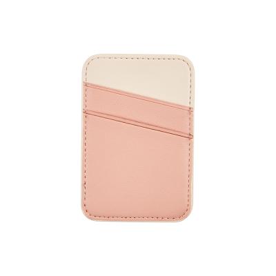 China Fashion OEM For iPhone PU Leather Card Envelope Made For MagSafe Credit Card Holder Business Wallet Case for sale