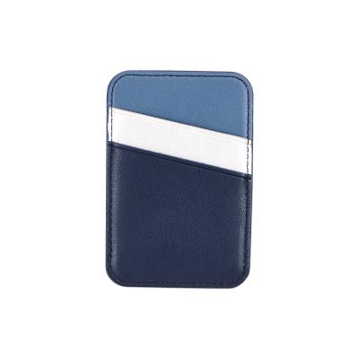 China Fashion Customized Made For MagSafe Credit Card Holder Business Wallet Case PU Leather Card Envelope For iPhone for sale