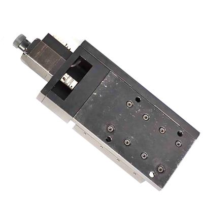 China Small size and thin micro linear piezo motor table motorized linear motion 25mm thickness travel stepper motorized x/y translation stage for sale