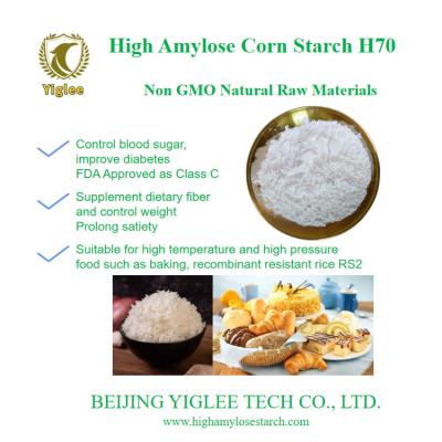 China High Fiber Slowly Digestible Starch SDS HAMS High Amylose Corn Starch BEIJING YIGLEE TECH HAMS for sale