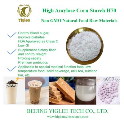 China Peking YIGLEE TECH High Amylose Maize Starch H70 High Amylose Corn Resistant Starch Te koop