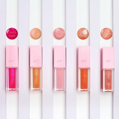 China Waterproof No Logo Plump Pearl Moisturizing Set Private Label Lip Plumper Magic Color-Changing Lip Plumper Oil Lip Gloss for sale