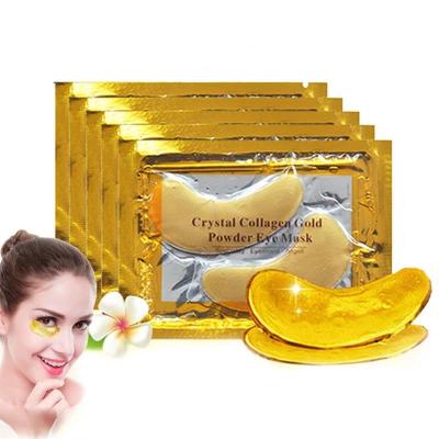 China Anti-wrinkle 24k Gold Eye Mask Collagen Eye Patch Hydration Crystal Collagen Eye Patches for sale