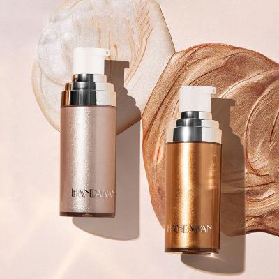 China Brand Body Emulsion 4 Colors Waterproof Body Highlight Liquid Highlighting Illuminating Liquid Emulsion for sale