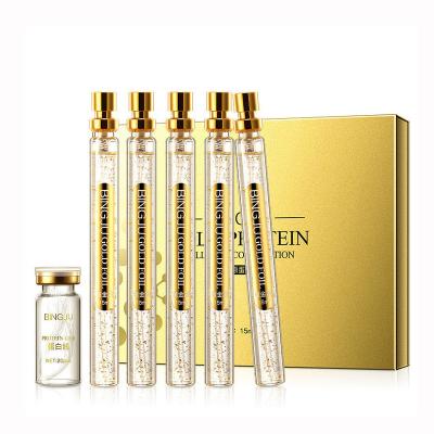 China 24k Gold Collagen Anti Aging Serum Set With Line Anti-wrinkle 24k Gold Collagen Protein Anti Aging Serum for sale