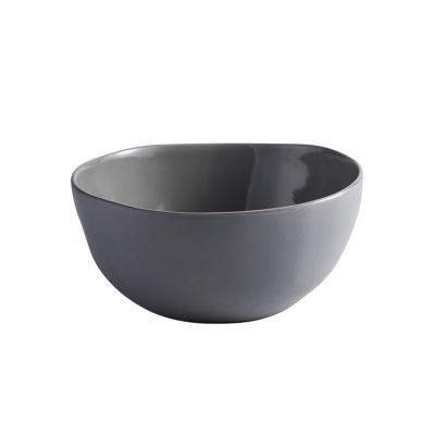 China Wholesale Viable Different Size 4.5 Inch 6 Inch 9 Inch High Quality Porcelain Restaurant Quality Porcelain Soup Noodle Rice Glazed Ceramic Bowl for sale