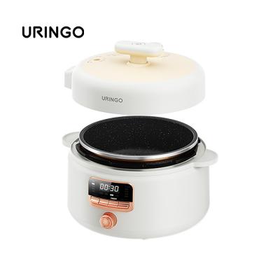 China 3L Stainless Steel Pot Indoor Multi-function Electric Soup Cooker Hotel Home Appliance Purpose Electric Pressure Cooker for sale