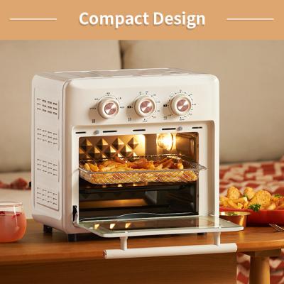 China Household Oven Air Fryer 15L Hotel Small Convection Baking Oven Electric Air Fryer Commercial Multifunctional Pizza Baking for sale