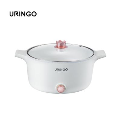 China Logo Electric Skillets New Design Easily Cleaned Electric Hot Pot Cooker Custom Mini Household Multi-Cooker for sale