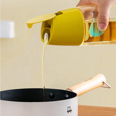 China Current heatable TOMONI! ! ! Glass Dressing Dispenser Bottle Kitchen Cooking Olive Oil Cruets Glass Oil Jar for sale