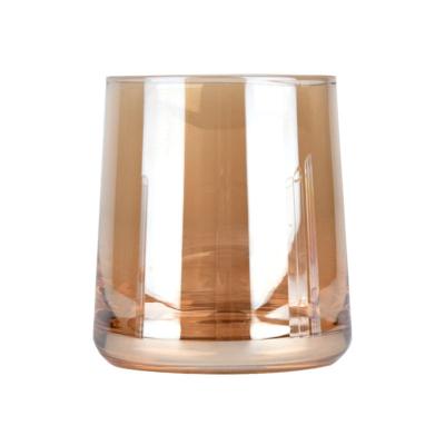 China Wine Glass Cup Whiskey Bar Spirit Lead Free Transparent Irregular Thick Bottom Shot Glass for sale