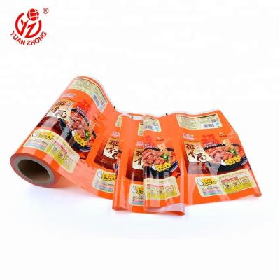 China Eco Friendly Custom Food Packaging Moisture Proof Printed Plastic Wrapping Film Rolls for sale