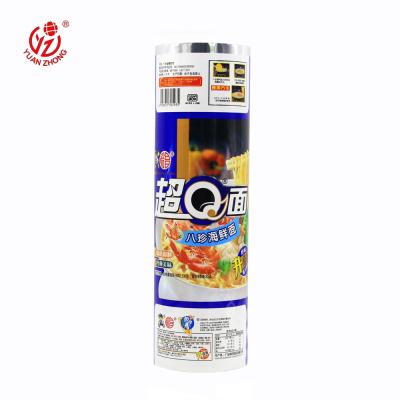 China Custom Printing Moisture Proof Material Bopp Food Packaging Laminated Plastic Film Roll / LDPE For Instant Noodles for sale