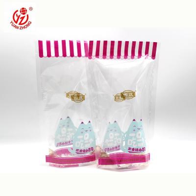 China Moisture Proof Custom Printing Bread / Plastic Clear Snack Stand Up Pouch Packaging for sale