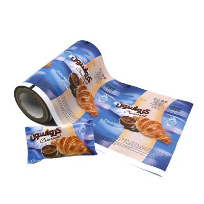 China High quality moisture proof laminate sealing plastic roll film for croissant/bread pouch packaging for sale