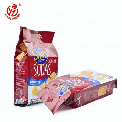 China Moisture Proof Side Guesst Heat Seal Standup Plastic Bag Pouches For Biscuit Packaging for sale