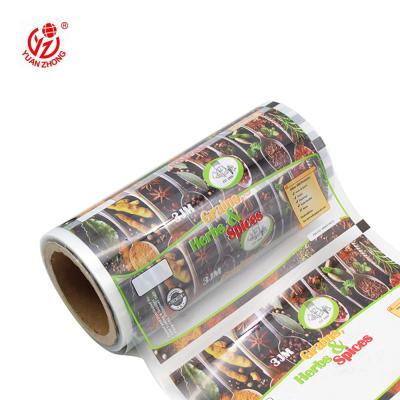 China Olive Oil /Sunflower Spice/Tomato Sauce Custom Food Package Printing Moisture Proof Plastic Roll Film for sale