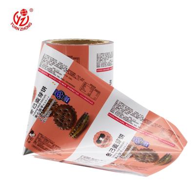 China Muffin Stock Nuts Food Candy Chocolate Bar Moisture Proof Plastic Wrap Printed Food Grade Laminated PE Film Muffin for sale